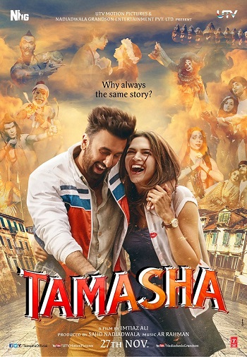 Tamasha 2015 Hindi Movie DD2.0 1080p 720p 480p HDRip ESubs x264